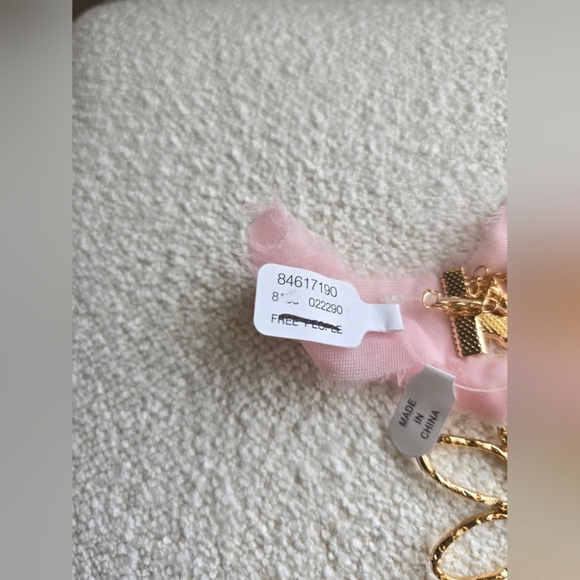 NEW! Free People, Annabelle Choker, Pink/Gold- NWT - Picture 8 of 9